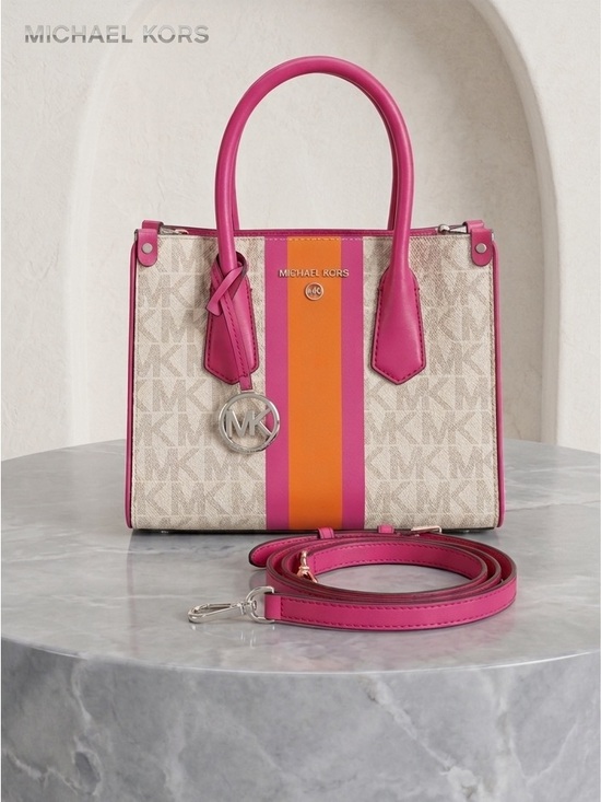 Michael Kors Handbags - Michael Kors Marilyn Monogram Logo Satchel
